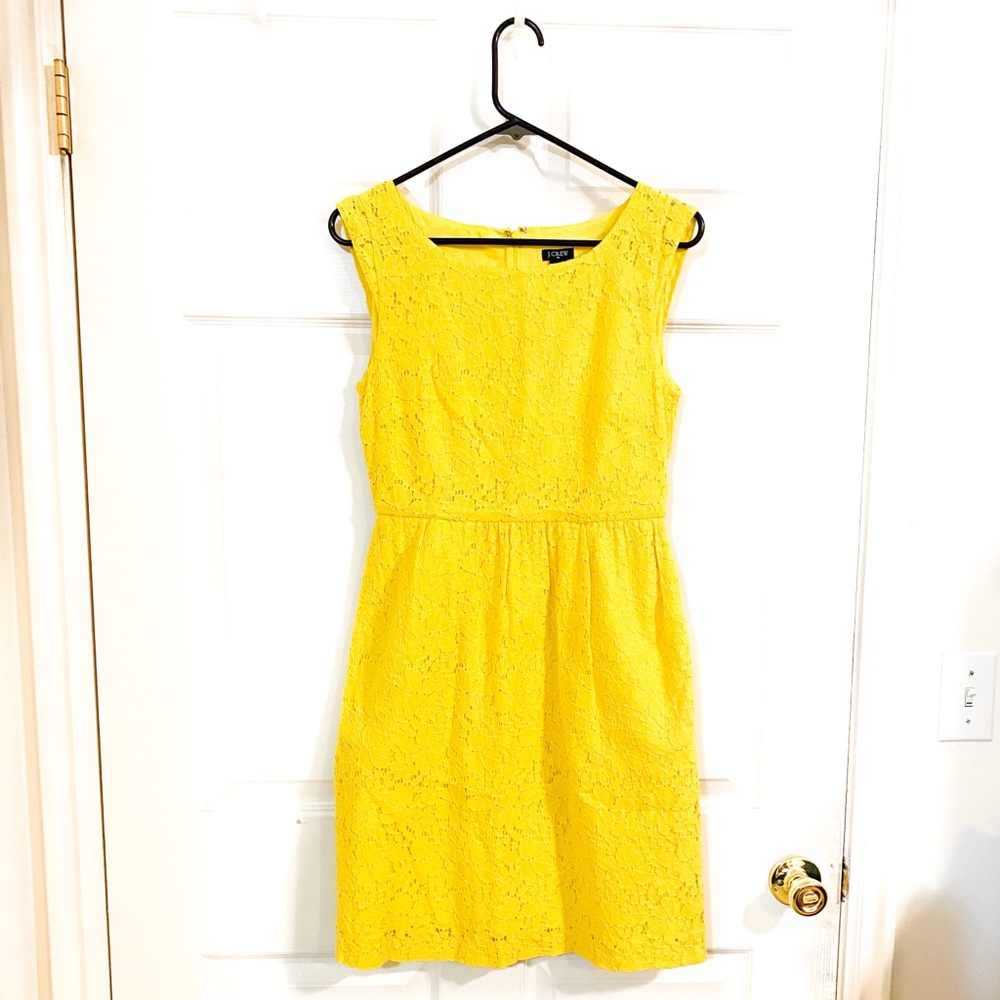 J. Crew yellow dress